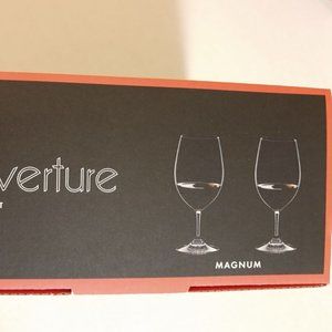 Lot of 2 RIEDEL Ouverture Magnum Wine Glass - NEW